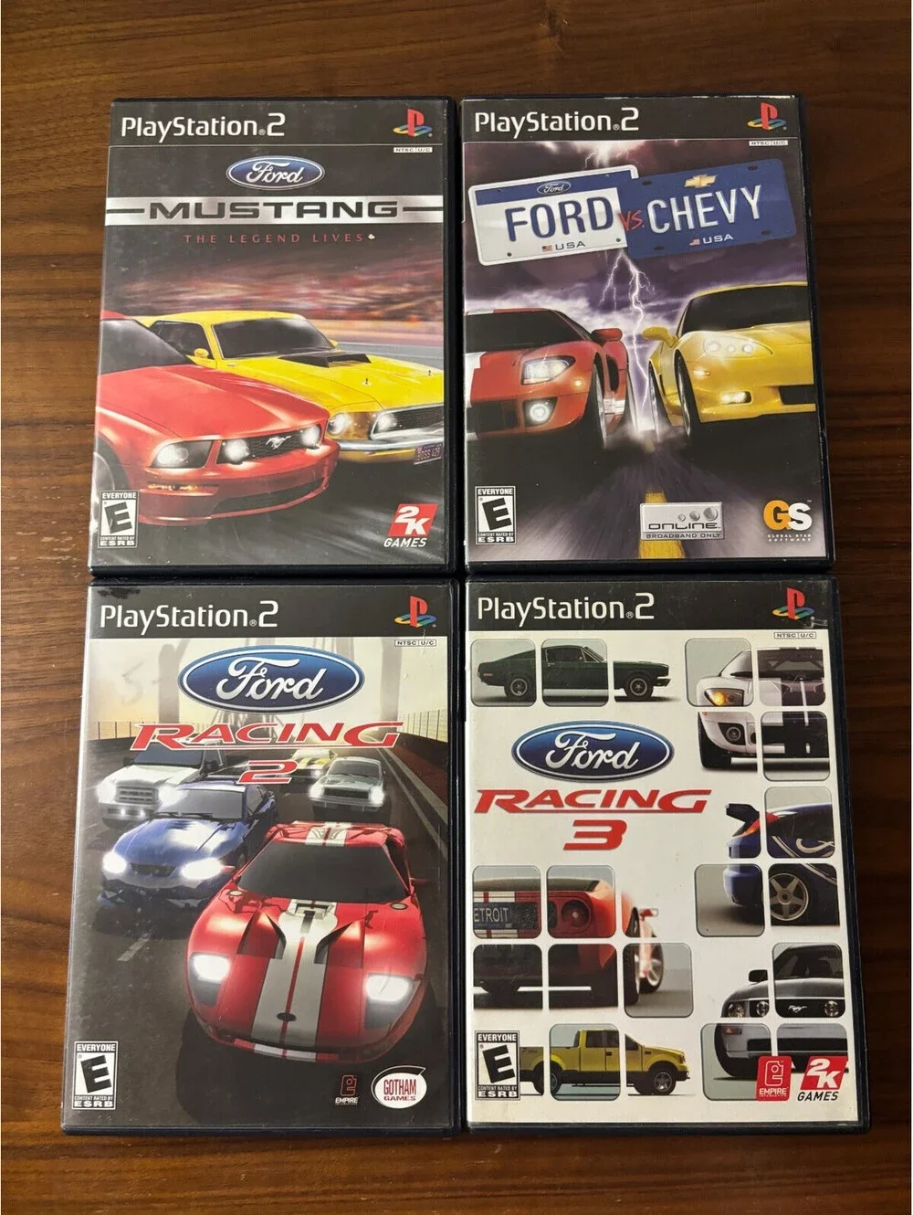 Ford Racing Playstation Bundle of 4